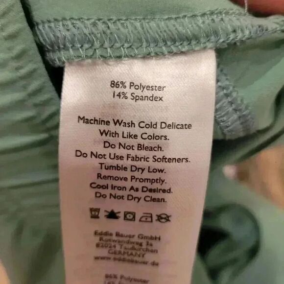 Eddie Bauer Women's Green Poly/Spandex Christine Skort - Picture 12 of 13